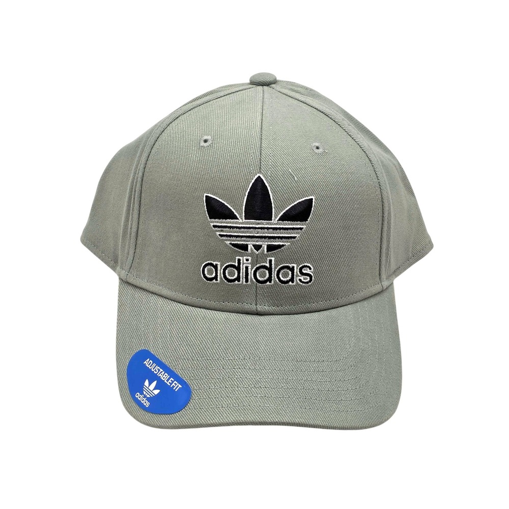 adidas Originals Icon Snapback 2.0 Hat Cap Silver Green Black White NWT GB4038